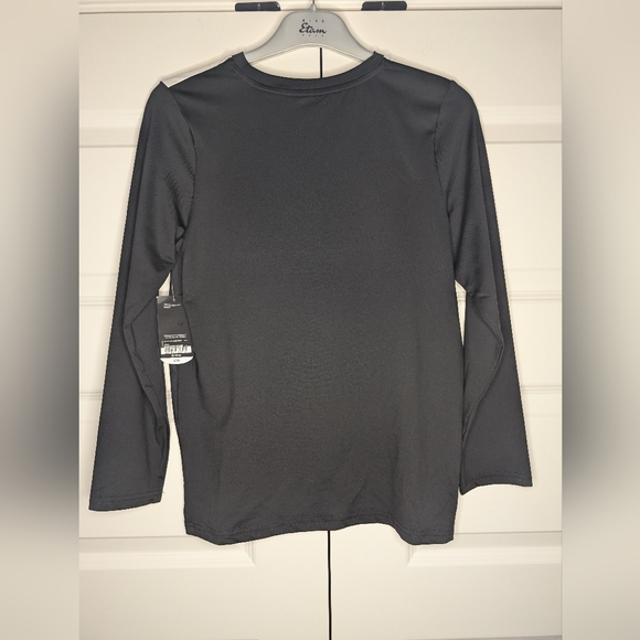 NWT Xersion Boys M 10/12 Quick-Dri Long Sleeve Black Mountains Shirt - Picture 2 of 8